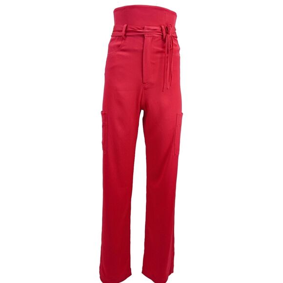 ALEJANDRA ALONSO ROJAS Pant in Tomato Red NWT Size 0 - Picture 1 of 9